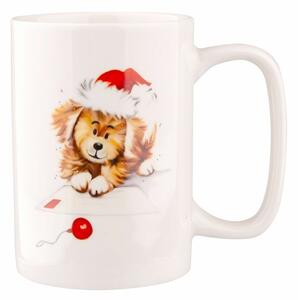 Altom Porcelanska skodelica Xmas Dog D , 300 ml