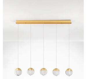 ALICIA LED LUSTER 5X ZLATNA 25W 3000K IP20 TRIAC DIMABILNA NL9124124