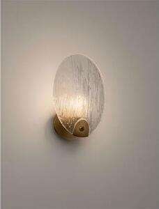 SHELINA ZIDNA LED SVJETILJKA MESING/STAKLO 2W IP20 3000K NL9333224