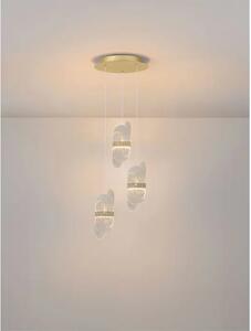 LUCIEN LED LUSTER ZLATNI/STAKLO 20W IP20 2700K TRIAK PRIGUŠLJIV NL9214201