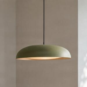 Lindby LED-visoka svetilka Florie, zelena, Ø 40 cm, kovina, Zelena, Dnevna soba / jedilnica, Kovina, Sodobni