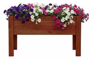 ATMOWOOD Lesena dvignjena gredica 120 cm - tikovina