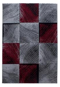 TKANA PREPROGA Plus 240/340 cm tkano rdeča