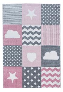 OTROŠKA PREPROGA Kids 140/200 cm tkano pink