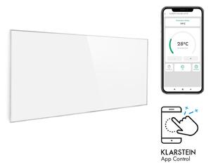 Klarstein Wonderwall 720 Smart, infrardeči grelec, 120 x 60 cm, 720 W, tedenski časovnik, IP24, bel
