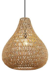 Skandinavska viseča svetilka rjava 45 cm - Lina Natural