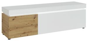 Modern Living Tv-element Luci, Bela, Barva Hrasta