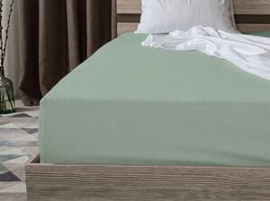 Jersey rjuha z likro temno mentolna 90 x 200 cm