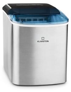 Klarstein On-The-Rocks Ledomat/12 kg vsakih 24 ur/2.1 L, Nerjaveče jeklo, Črne barve