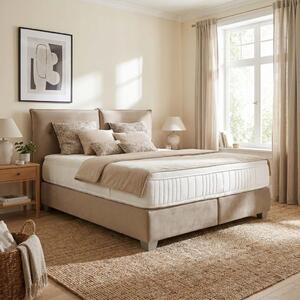 Premium Living Postelja Boxspring Fog, Bež, 180x200
