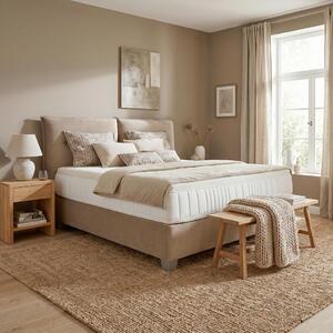 Premium Living Postelja Boxspring Fog, Bež, 160x200