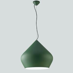 Luce Ambiente Design Visoka svetilka Tholos, zelena/bela, Ø 52 cm, kovina, zatemnjen, Zelena, Dnevna soba / jedilnica, Kovina, Sodobni