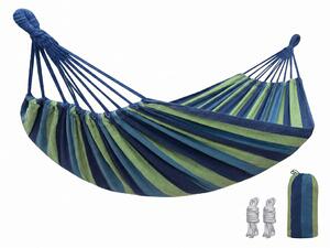 Viseča mreža ZENVIO 200x80 cm, modra + torba brezplačno