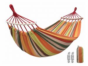 Viseča mreža ZENVIO COMFORT 200x80 cm, oranžna + torba brezplačno
