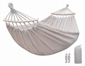 Viseča mreža ZENVIO COMFORT 200x80 cm, bela + torba brezplačno