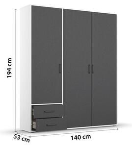 Modern Living Omara S Klasičnimi Vrati Voyager, Siva, Bela