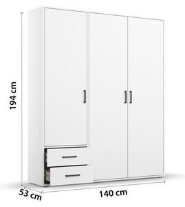 Modern Living Omara S Klasičnimi Vrati Voyager, Bela