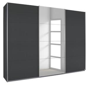 Modern Living Omara Z Drsnimi Vrati Kulmbach, Temno Siva