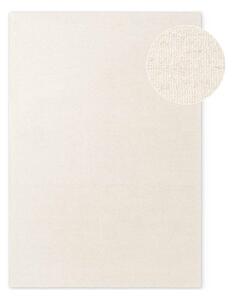 Kremno bela ročno tkana volnena preproga 140x200 cm Puristic Knots – Elle Decoration