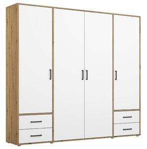 Modern Living Omara S Klasičnimi Vrati Voyager, Barva Hrasta, Bela