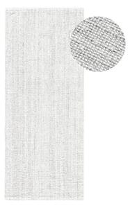 Svetlo siv obojestranski ročno tkan tekač iz jute 80x200 cm Bouclé Jaipur – Hanse Home