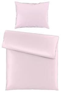 POSTELJNINA SENA 140/200 cm saten roza