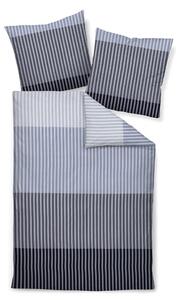 POSTELJNINA 135/200 cm mako saten srebrne barve