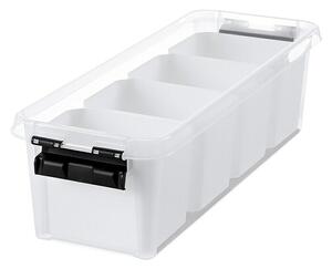 SmartStore Zaboj za shranjevanje ClipBox (Do x Š x V: 38 x 14 x 11 cm, Plastika, Prozorna)