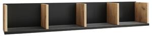 STENSKI REGAL 97/17/17 cm antracit, medeni hrast