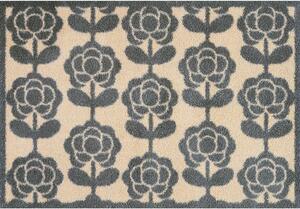 PREDPRAŽNIK Pop Flowers Neutral 60/85 cm potiskano bež