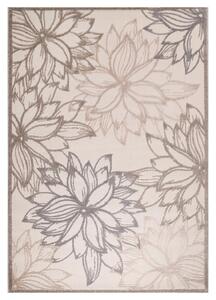 PREPROGA ZA ZUNANJO UPORABO Floral 80/150 cm tkano krem barve, bež