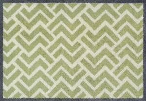 PREDPRAŽNIK Herringbone 60/85 cm potiskano zelena