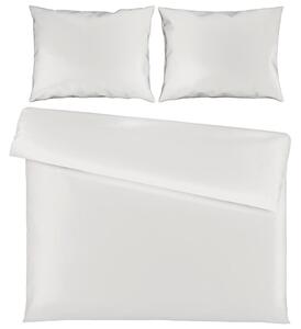 POSTELJNINA SENA 200/200 cm saten svetlo siva