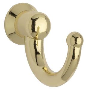 Siro Garderobna kljuka (Do x Š x V: 30 x 12 x 22 mm, Zlata, Jeklo)