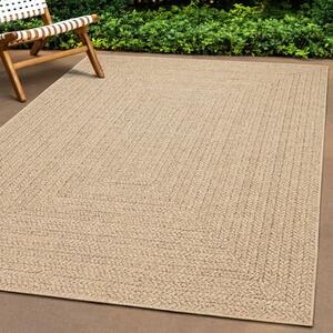 VidaXL Preproga ZIZUR 120x120 cm videz jute notranja in zunanja