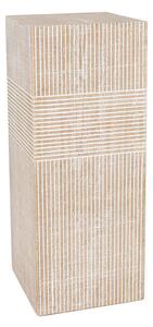 MIZICA, 28/70/28 cm naravne barve, bela