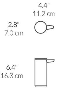 Jeklen avtomatski dozirnik za milo v mat srebrni barvi 266 ml – simplehuman