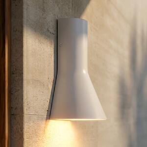 Lucande LED-stenna svetilka za zunanjo uporabo Zephy, svetloba navzgor/navzdol,, Siva, Aluminij, Sodobni