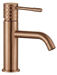 Mešalnik za umivalnik Rea Lungo Diamond Brush Copper Low