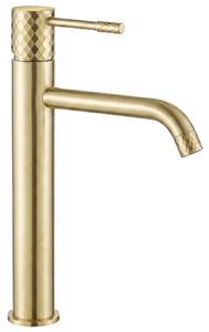 Rea Lungo Diamond Brush Gold Visoka armatura za umivalnik