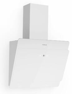 Klarstein Aurica 60, kuhinjska napa, 60 cm, 610 m³/h, LED, na dotik, steklo, bela