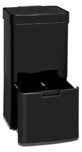 Klarstein Touchless Black Stainless Steel, koš za odpadke, senzor, 72 l, črna barva