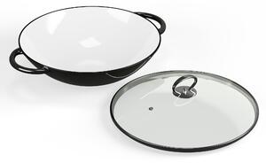 Klarstein Jersey wok iz litega železa, emajliran okrogel