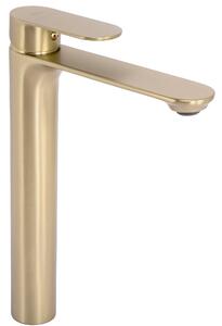 REA Drop Mešalnik za umivalnik Brush Gold High