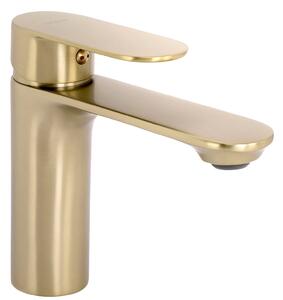 REA Drop Mešalnik za umivalnik Brush Gold low