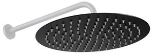 Dežni tuš Rea Black Matt 25cm