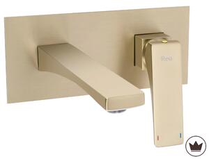 REA PREMIUM Joe Brush Gold Skrita armatura za umivalnik