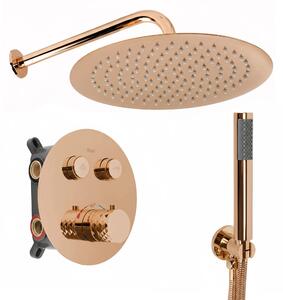 Komplet za tuširanje za vgradnjo Rea Lungo Diamond Copper + BOX