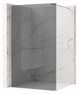 Stena za prhanje Rea Flexi Grey / Chrome 80