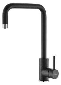 ALVEUS 1139812 - Pipa za umivalnik DUAL 37 cm granit/črna